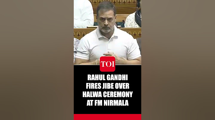 'Desh Ka Halwa Bant Raha Hai...': Rahul Gandhi Tears Into FM Nirmala Over Budget