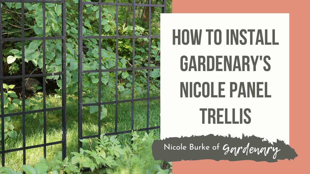 How to Install Gardenary's Nicole Panel Trellis