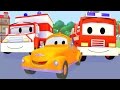 Tom der Abschleppwagen  und Polizeiauto, Feuerwehrauto, Krankenwagen, MÃ¼llauto in Car City 🚚🚑🚒
