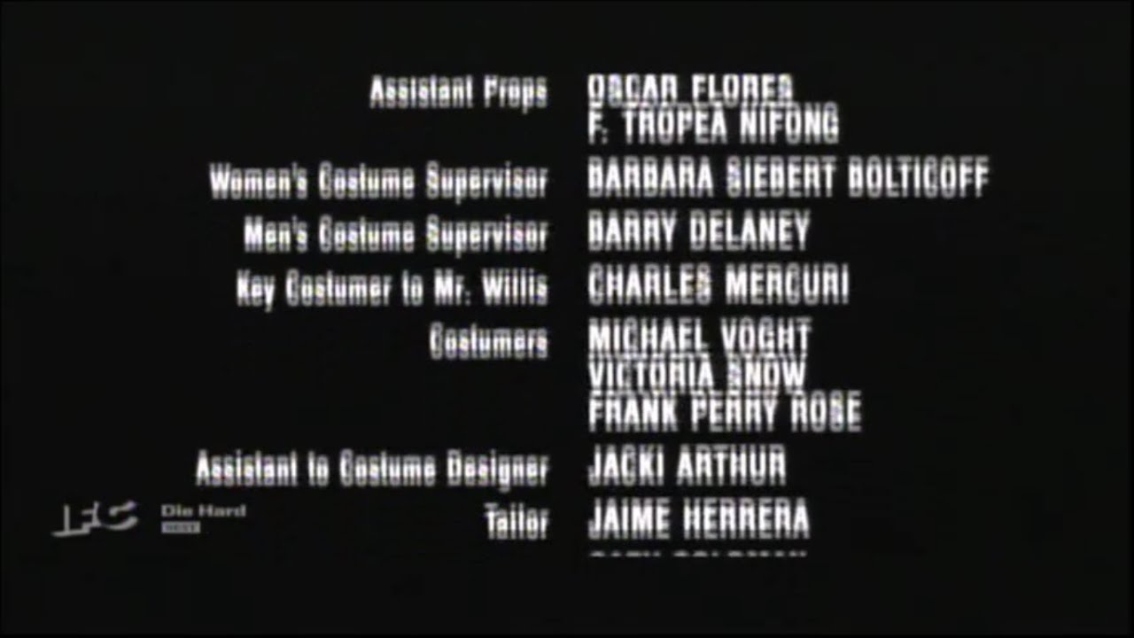 Die Hard 2 (1990) End Credits (IFC 2024)