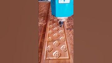 cnc flower design machine #hamimcncdesign #shortvideo #woodcarving