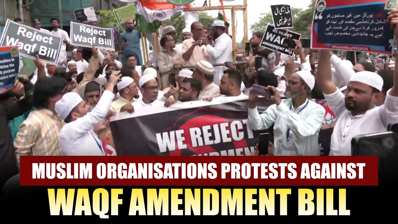 LIVE: Muslim organisations protest in Kolkata against the Waqf Amendment Bill | West Bengal