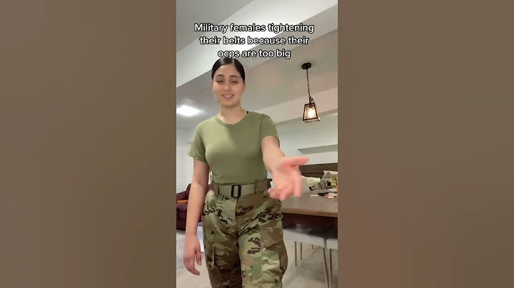 why military females tighten their belts   Tiktok: Paulasamira - DayDayNews