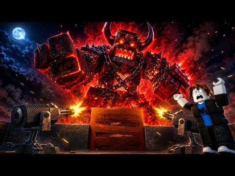 Roblox Hold The Door Zombie Defense Mine Haro kill Boss Rusty King
