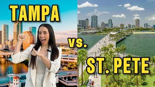 Tampa vs St Petersburg Florida 2024 | Where should I move?