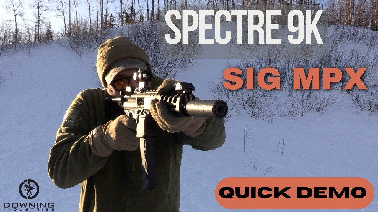 Spectre 9K on Sig MPX - YouTube