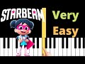 STARBEAM &quot;Time to Shine&quot; - VERY EASY Piano Tutorial