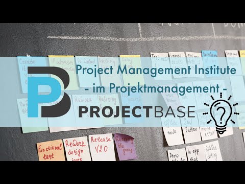 Video: Wofür steht PMI im Projektmanagement?