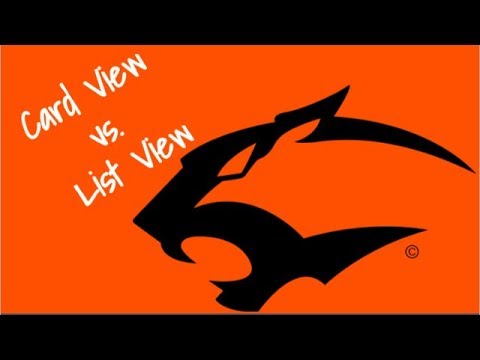 Card View vs.