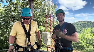 華麗的冒險-哥斯大黎加滑鋼索。 Gorgeous adventure – ziplining in Costa Rica.