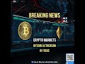 Crypto Surge: Bitcoin &amp; Ethereum Back in Focus | Market Update
