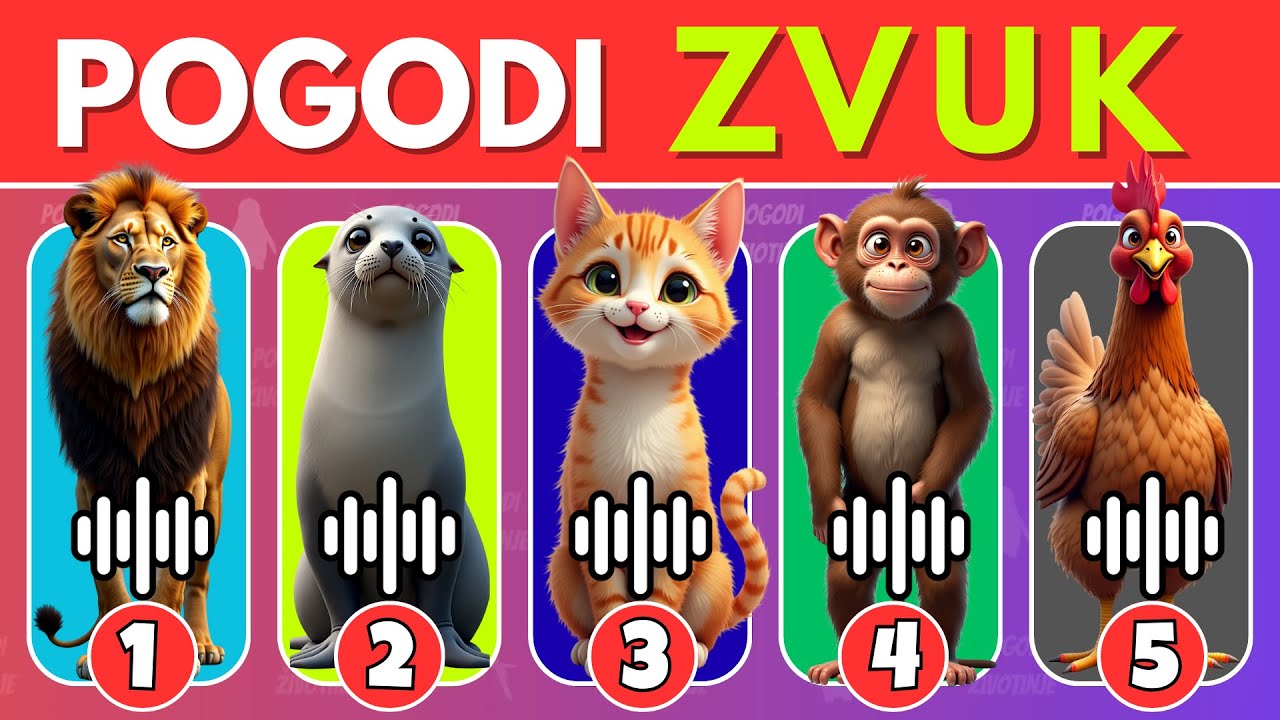 Pogodi životinju samo po zvuku 🐻🦉 – Izazov za celu porodicu!