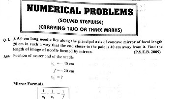 Optics Most important numericals unit-6 Class 12 #physics #numerical #optics