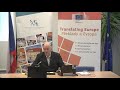 IX. Mezinárodní konference k podpoře vícejazyčnosti, část I