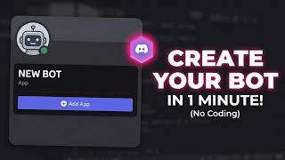 Create Your Own Discord Bot within 1 Minute!! - Full Guide (2026)