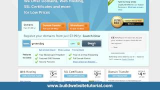 1 Build a Website - Checking Domain Availability