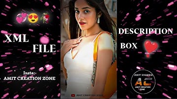 NAIN TA HEERE WARGE !!  XML FILE BY @amitsharma_xd #alightmotion #xml #youtube #reels #trending