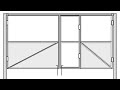 Как быстро,просто и удобно сварить железные ворота для гаража.