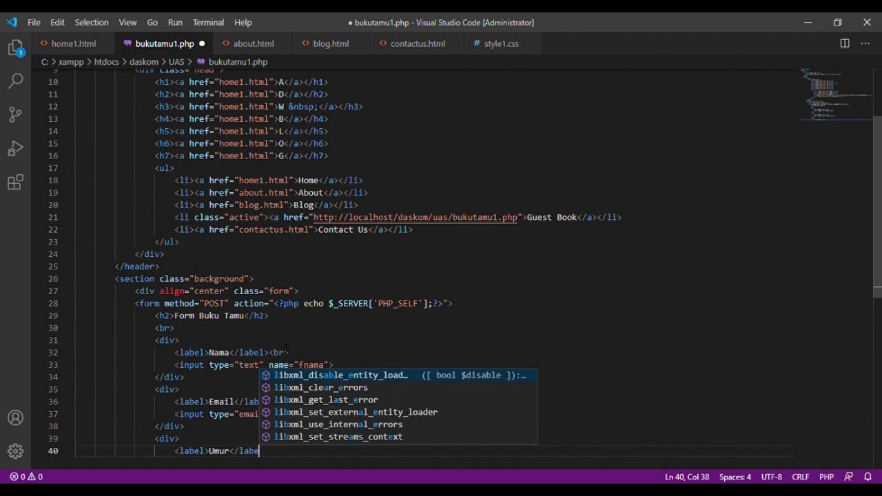 Live Coding HTML & PHP - YouTube