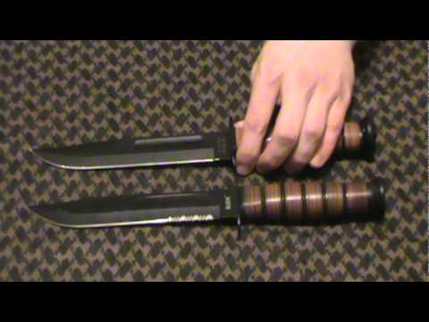 Budk Fighting Knife Low Cost Kabar Clone Review Youtube