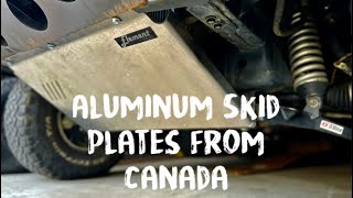 Aluminum Skid Plates from Canada. 2000-2006 Tundra Front and Fuel Tank Skid Install Issues / Review