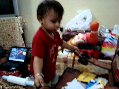 Aarav Siddharth Choudhary playing with toys 1