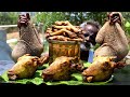 Mutton parts | Mixed mutton parts banana leaf curry prepared by Daddy Arumugam| village food factory