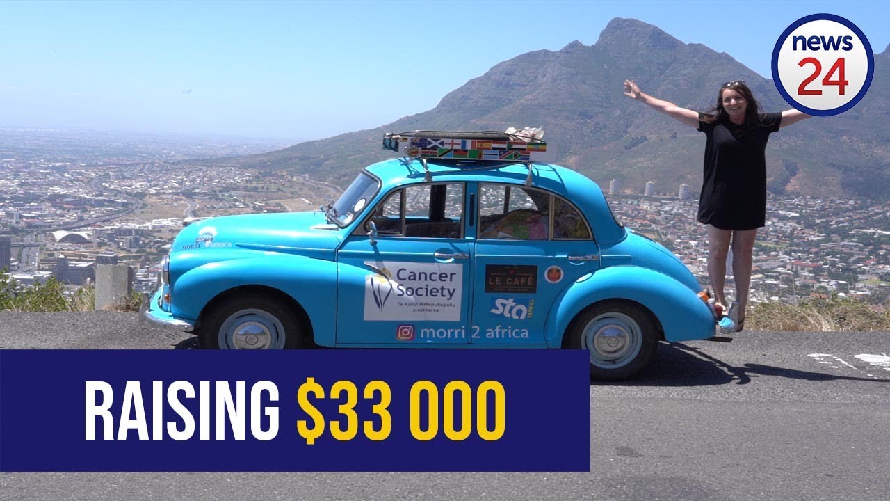 WATCH: Woman completes epic drive from Scotland to Cape Town in a 1958 Morris Minor