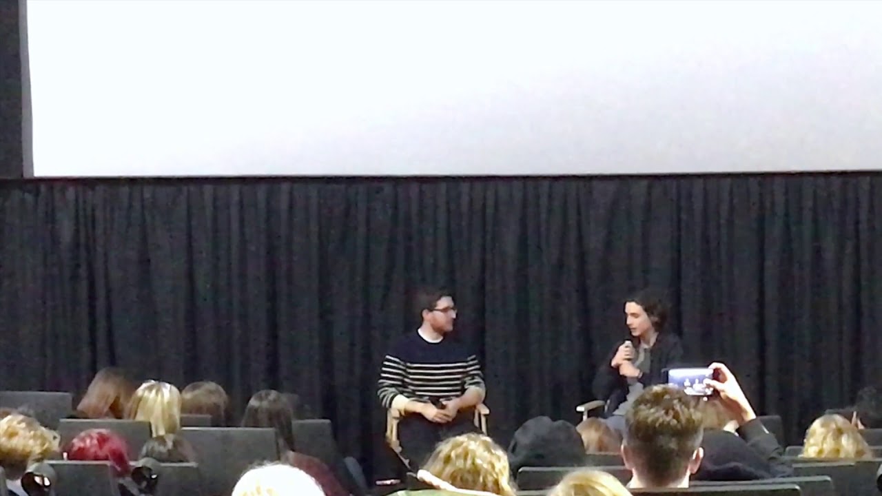 Timothée Chalamet Call Me By Your Name Q&A 12/16/17 Regal Union Sq NYC Part 1