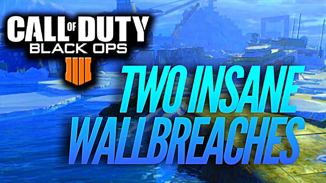 TWO INSANE WALL BREACHES ON THE MAP ICE BREAKER COD BO4 GLITCHES