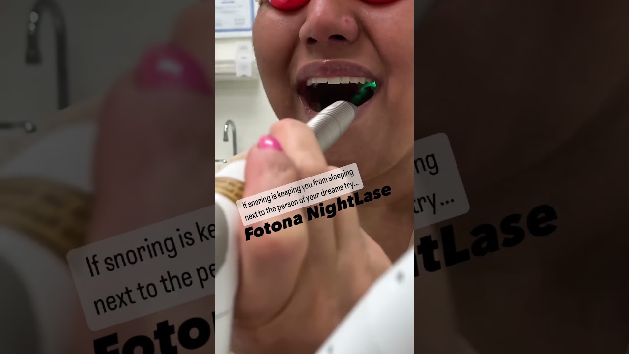 FDA approved laser snoring treatment. See comments below for more info. I do not own rights to song.