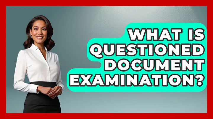 What Is Questioned Document Examination? - Law Enforcement Insider