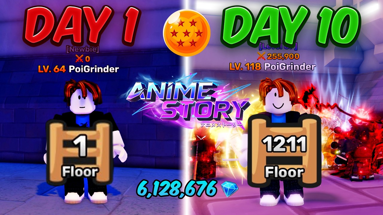 Я потратил ещё 10 дней на создание команды с мощной башней в этой аниме-игре на Roblox.