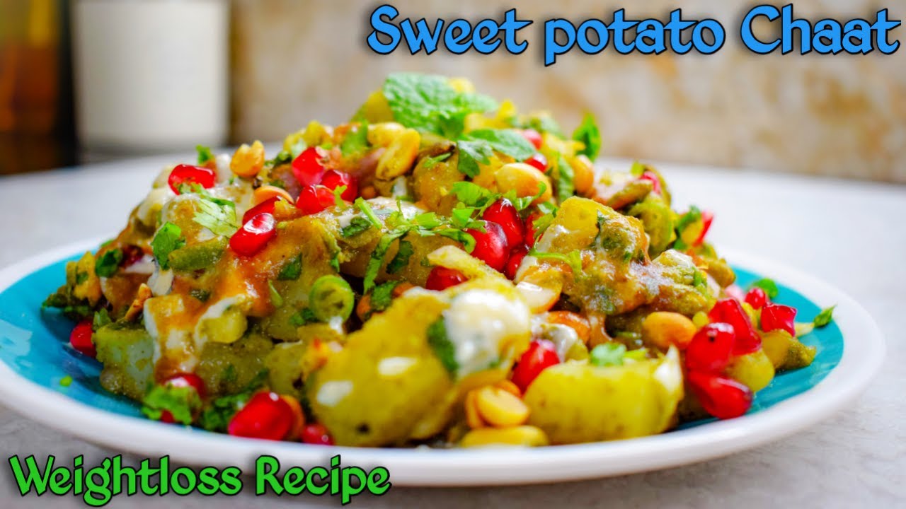 Sweet Potato Chaat Weight Loss Chaat Recipe Shakarkandi ki Chaat