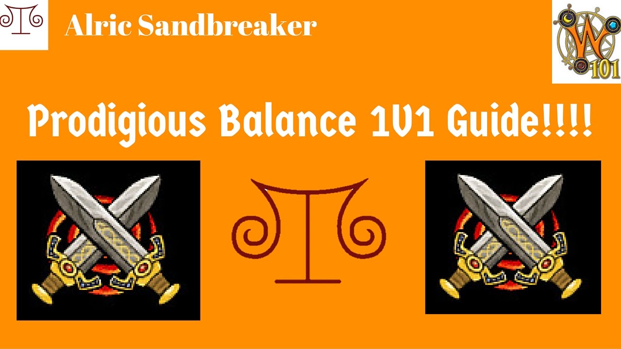 Wizard 101 PVP Prodigious Balance 1V1 Guide!!!! YouTube