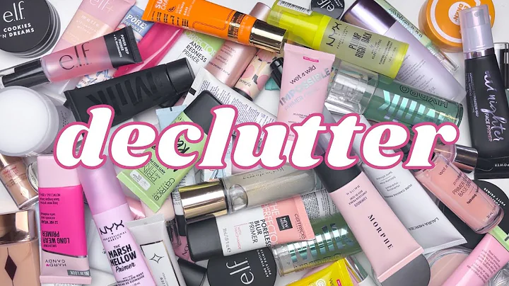 MY BIGGEST DECLUTTER EVER *primers* | Paige Koren