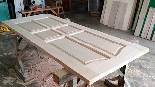cara membuat pintu model klasik // minimalis modern, tukang kayu