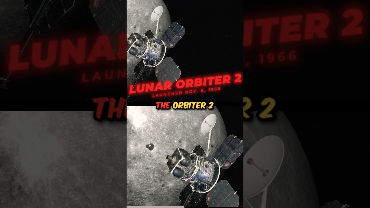 in 1966, the Lunar Orbiter 2 found many strange and unexplained structures on the Moon.