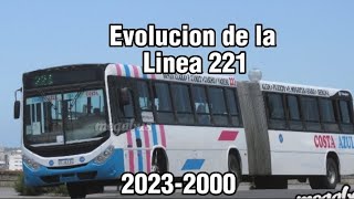 Evolucion de La linea 221 |FaxBondisArg