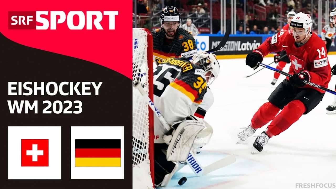 Schweiz - Deutschland Eishockey WM 2023 - Viertelfinal SRF Sport