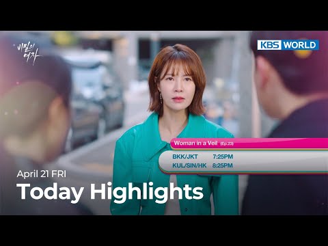 (Today Highlights) <strong>April</strong> 21 FRI : The Love in Your Eyes and <strong>more</strong> | KBS WORLD TV