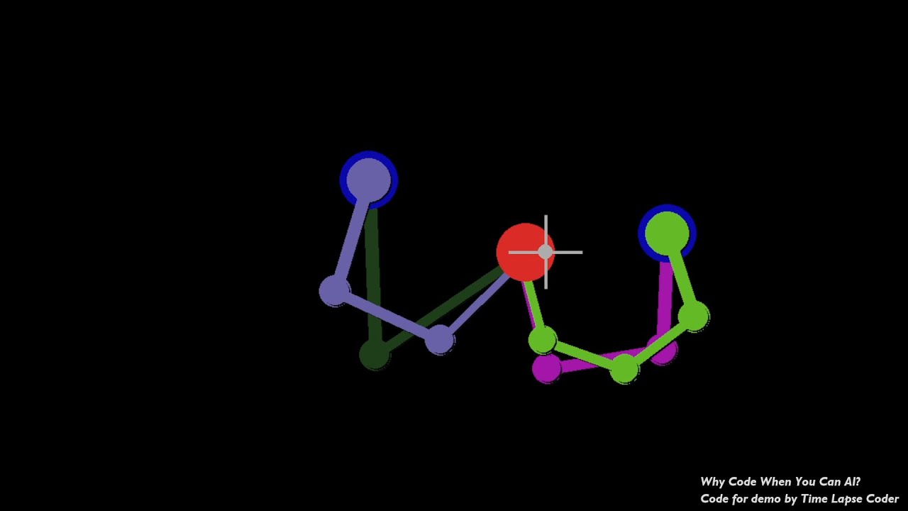 Inverse Kinematics | AI controls multiple X-link arms | Python Machine ...