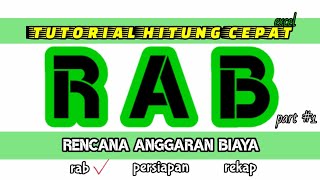 cara membuat rab proyek mep - rab Bag 1 tutorial lengkap excel | penawaran harga proyek