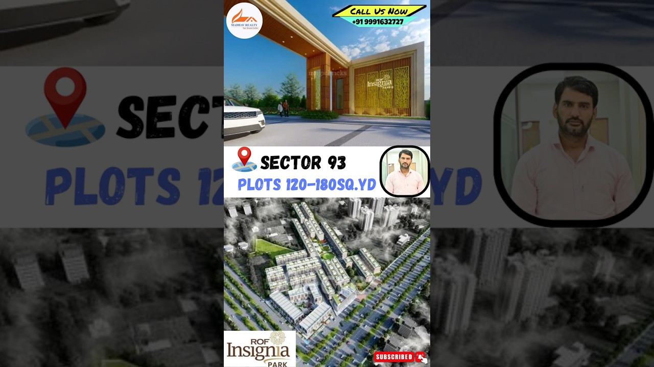 ROF INSIGNIA PARK 1 SECTOR 93 GURGAON | MADHAV RAEALTY | ROF |