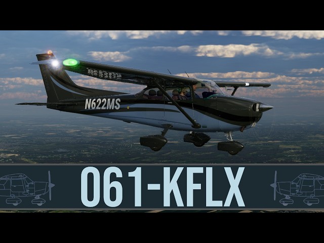 🔴 O61 to KFLX | XP12 12.4.1 Beta Performance Test | AirFoilLabs