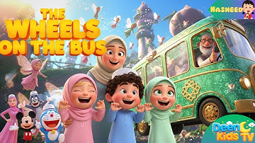 Islamic Wheels on the Bus (magical version) | Allahu Akbar, Bismillah & Alhamdulillah | Muslim kids