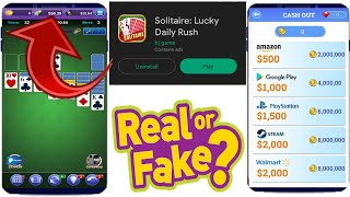 Solitaire Lucky Daily Rush App Real Or Fake - Solitaire Lucky Daily Rush App Withdrawal Proof screenshot 4