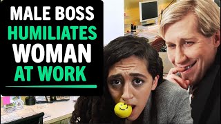 Male Boss Humiliates Women At Work, What Happens Next Is Shocking