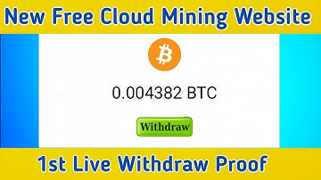 New Free Cloud Mining website 2022,free bitcoin mining sites without investment 2022