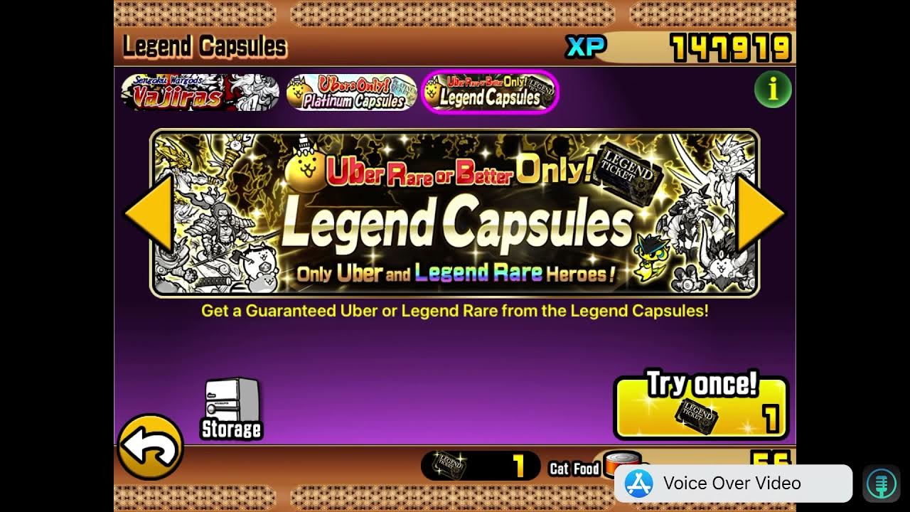 Legend ticket